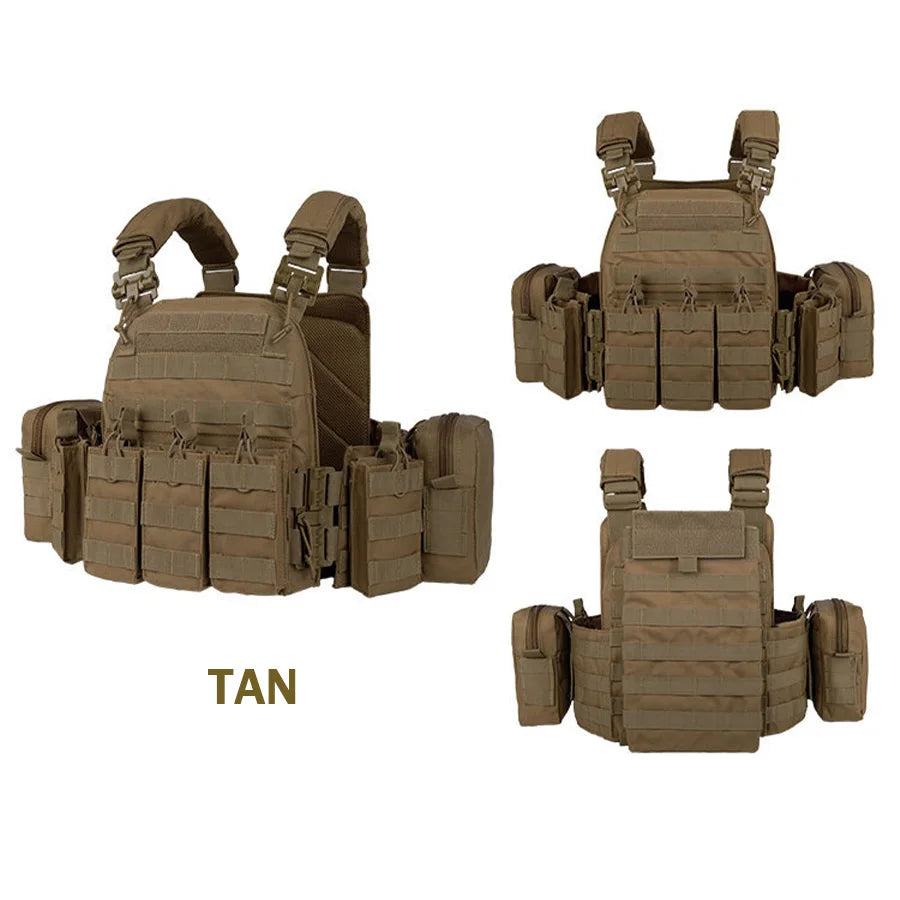 YAKEDA Quick-Release Tactical Plate Carrier