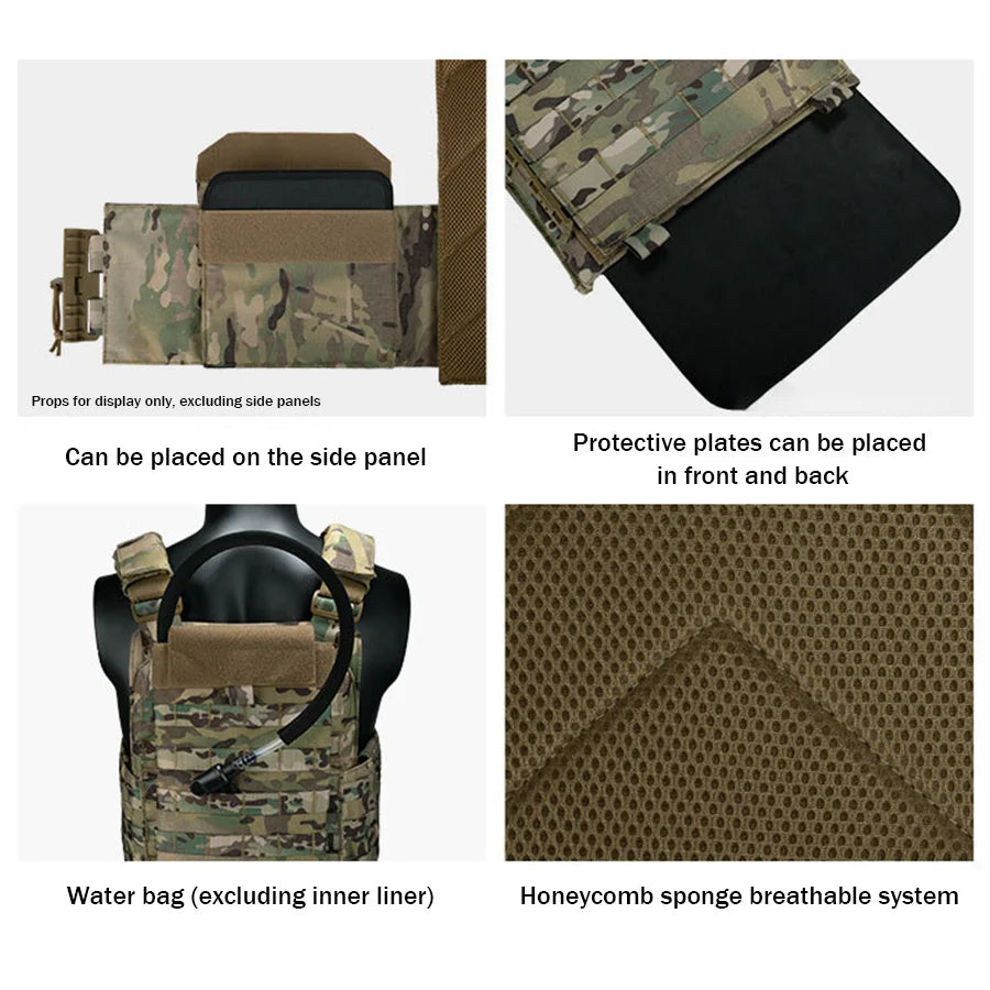 YAKEDA Quick-Release Tactical Plate Carrier