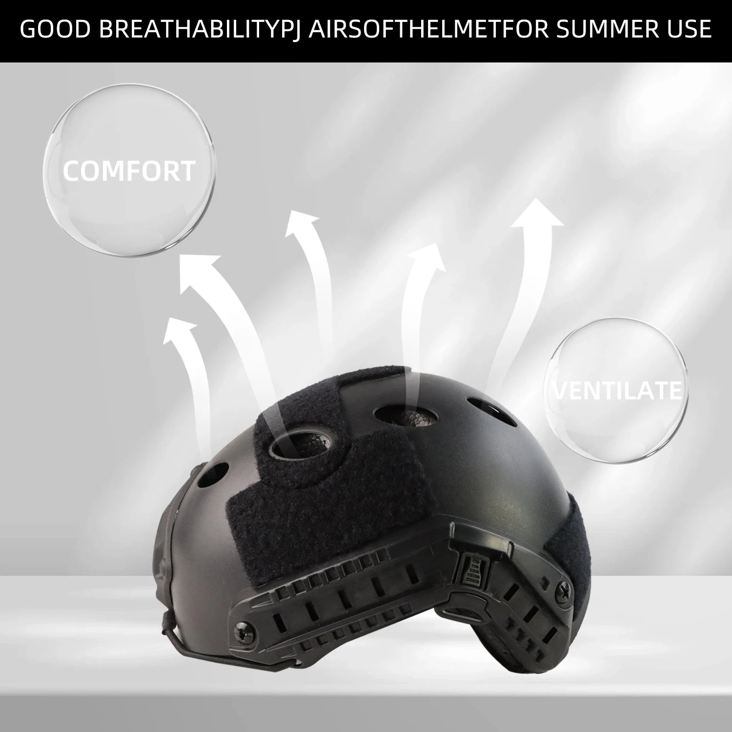 BOOIU Tactical Fast PJ Helmet – Airsoft & Paintball