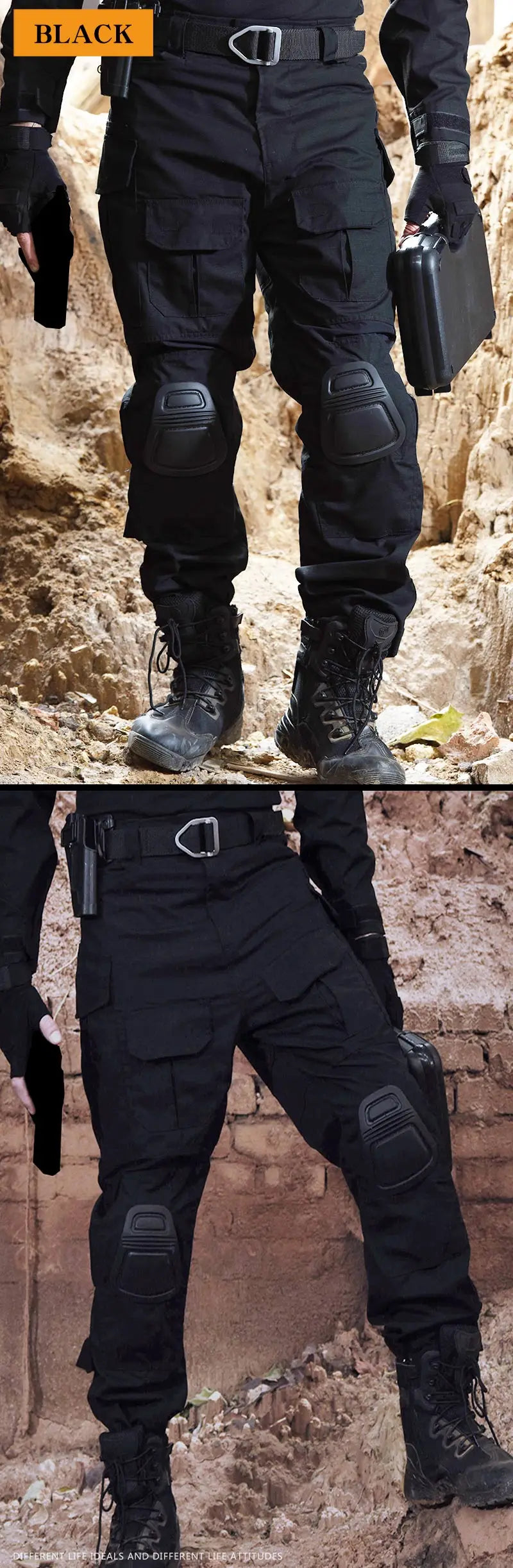Men's G3 Tactical Combat Pants with Knee Pads – Camo Military Cargo Pants for Airsoft, Hunting, Hiking & Outdoor Gear