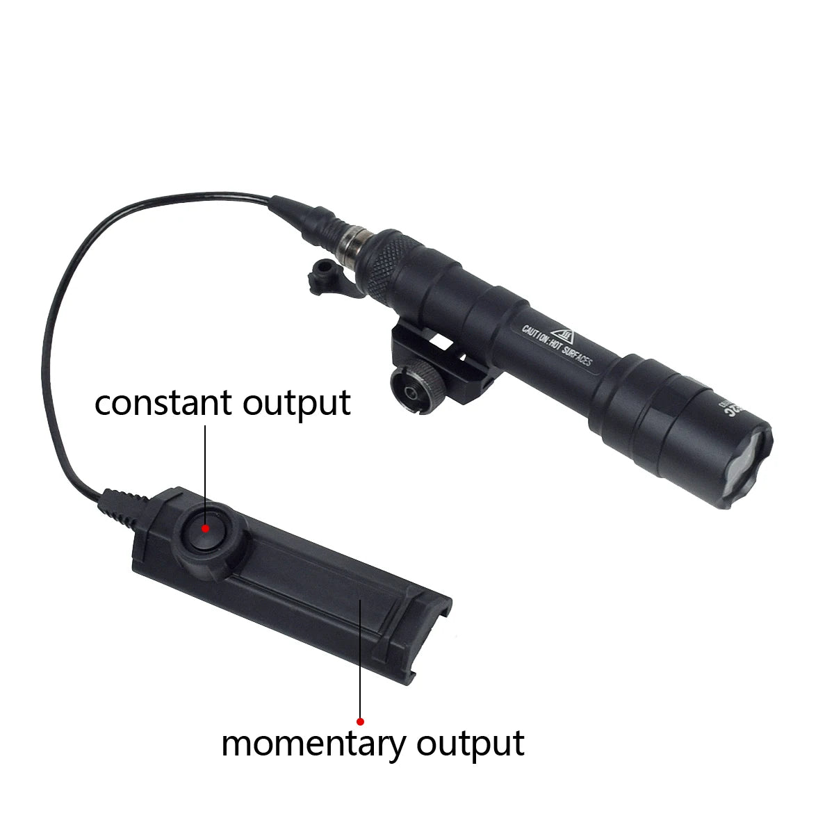 Tactical M600U Scout Light with Dual Switch – 20mm Rail Mount