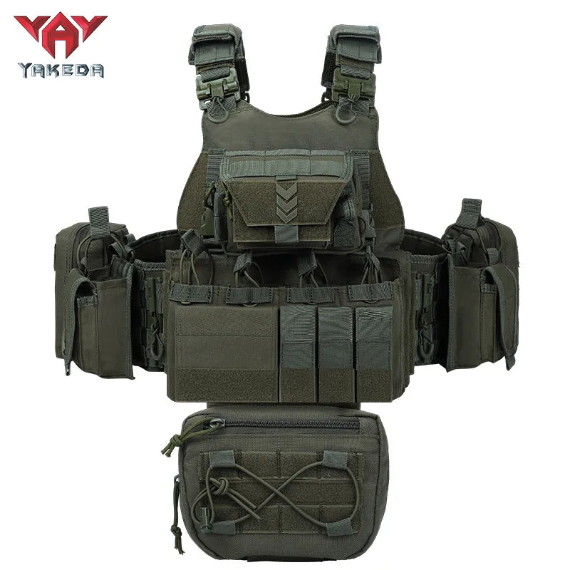 YAKEDA VT-8833 Modular Tactical Plate Carrier Vest | MOLLE Airsoft, Training & Outdoor Load Bearing Vest