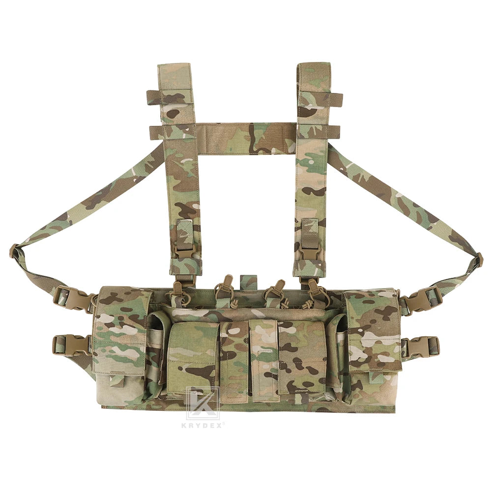 KRYDEX Tactical Chest Rig UW Gen IV – 500D Low Profile with GP Pouch