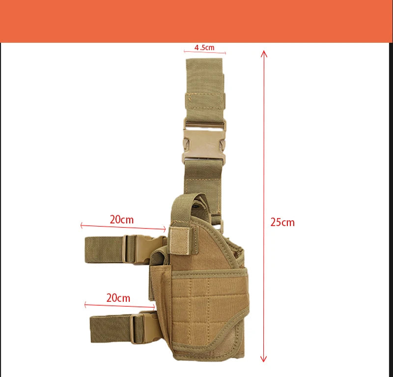 Tactical Drop Leg Holster – Universal Fit, Right Hand