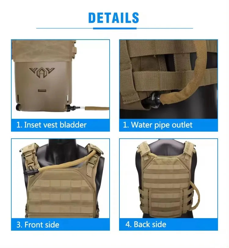 YAKEDA Freezable Water Bladder Insert for Plate Carriers