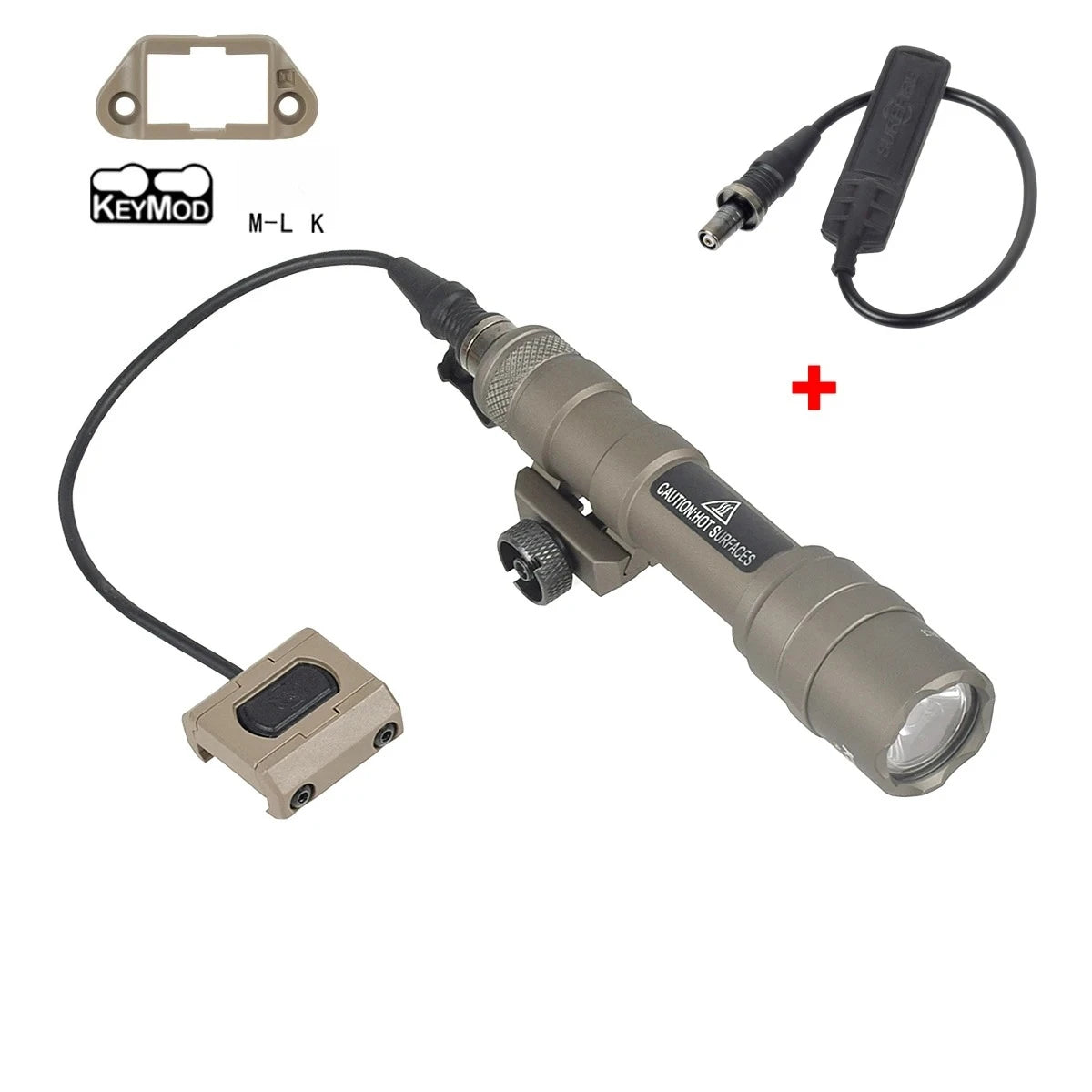 Tactical M600U Scout Light with Dual Switch – 20mm Rail Mount