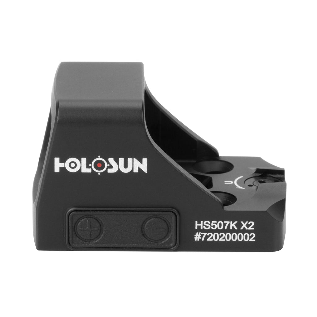 Holosun HS507K-X2 | Compact Pistol Sight for CCW | 2 MOA Dot & 32 MOA Circle (Red & Green) | Shake Awake & 50,000 Hours Battery | IP67 Waterproof