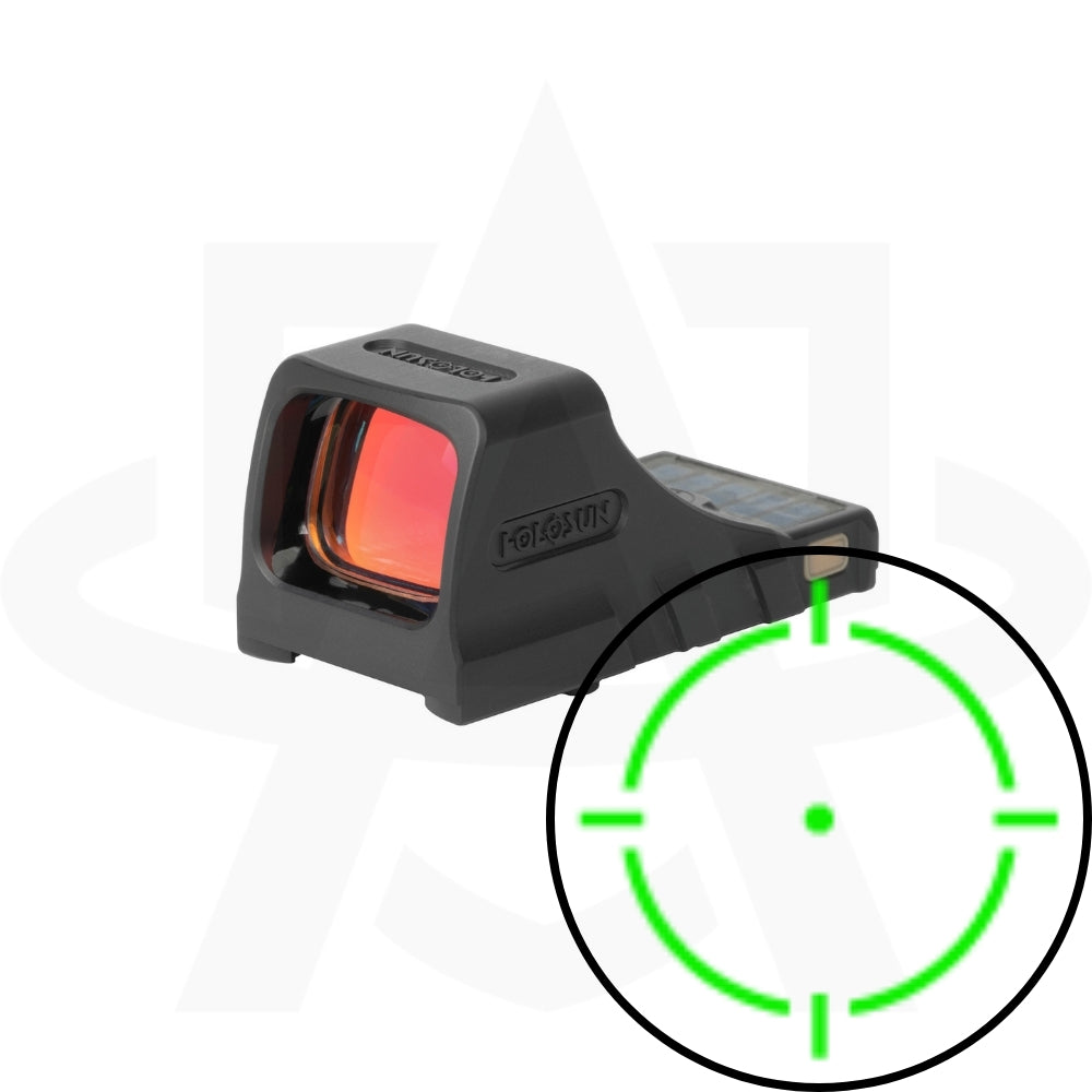 Holosun SCS PDP | Solar-Powered 2 MOA Green Dot & 32 MOA Circle | Walther PDP Direct Mount