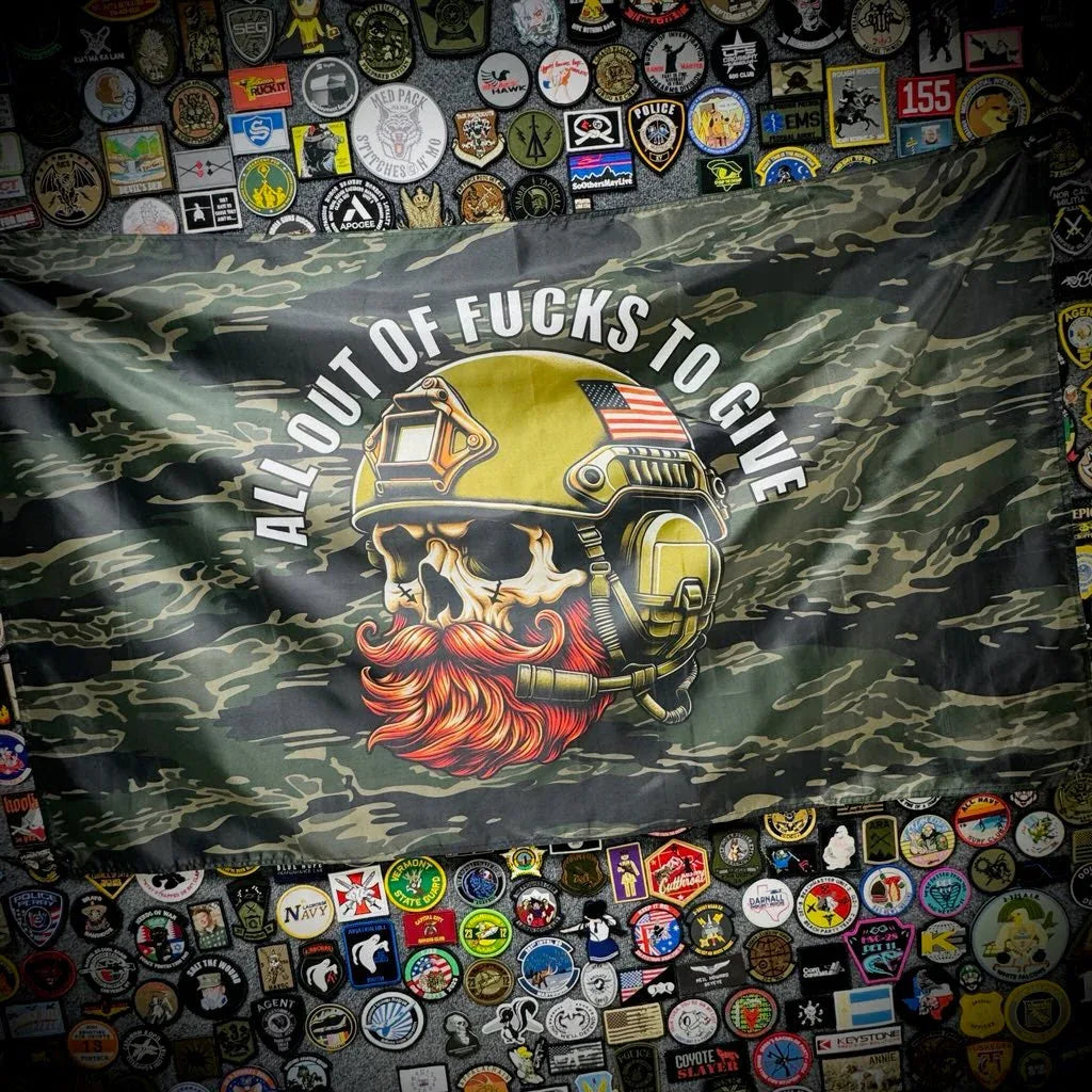 All Out Of Fucks To Give - 3'x5' - Wall Banner