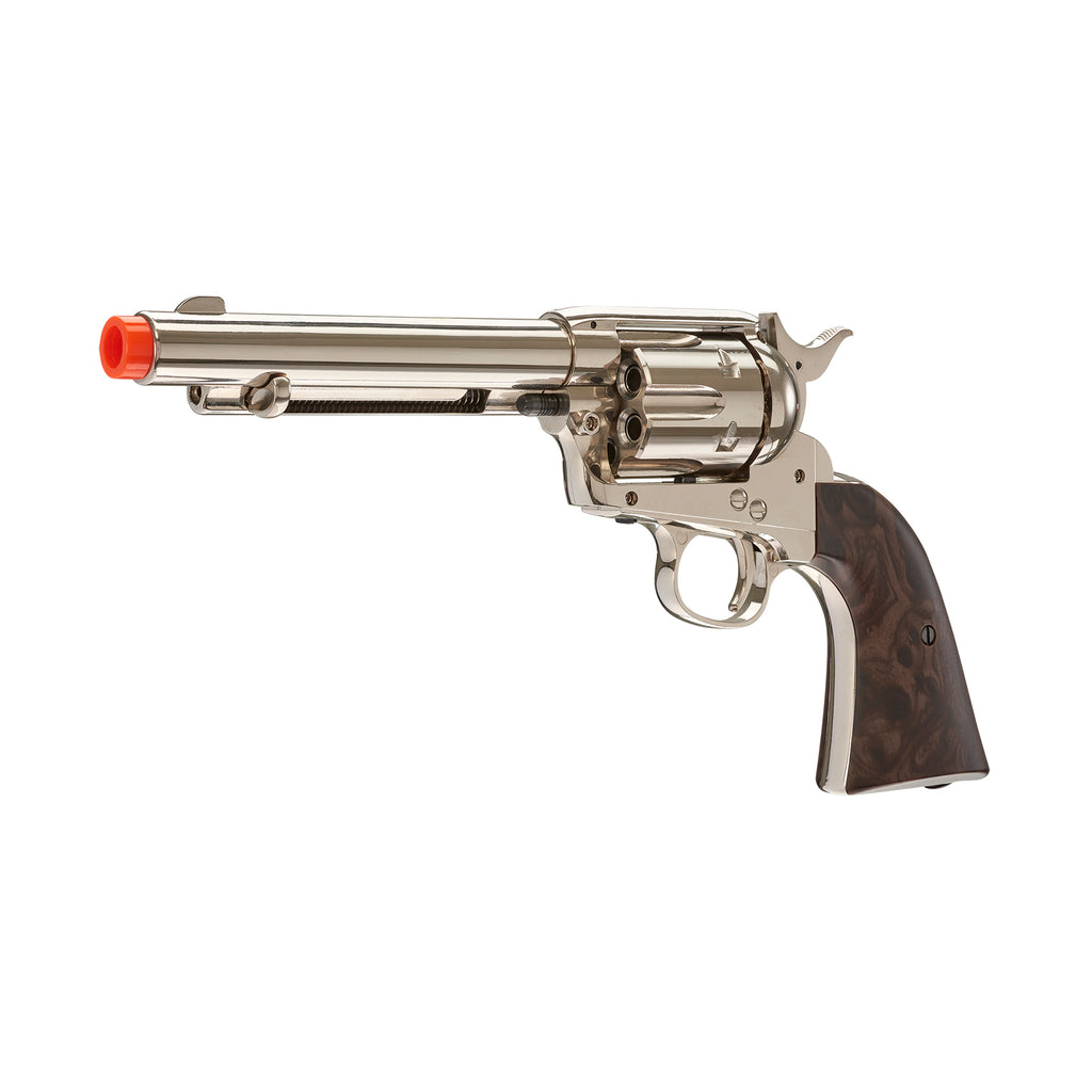 LEGENDS SMOKE WAGON 6 mm Airsoft Pistol Revolver NICKEL image 1