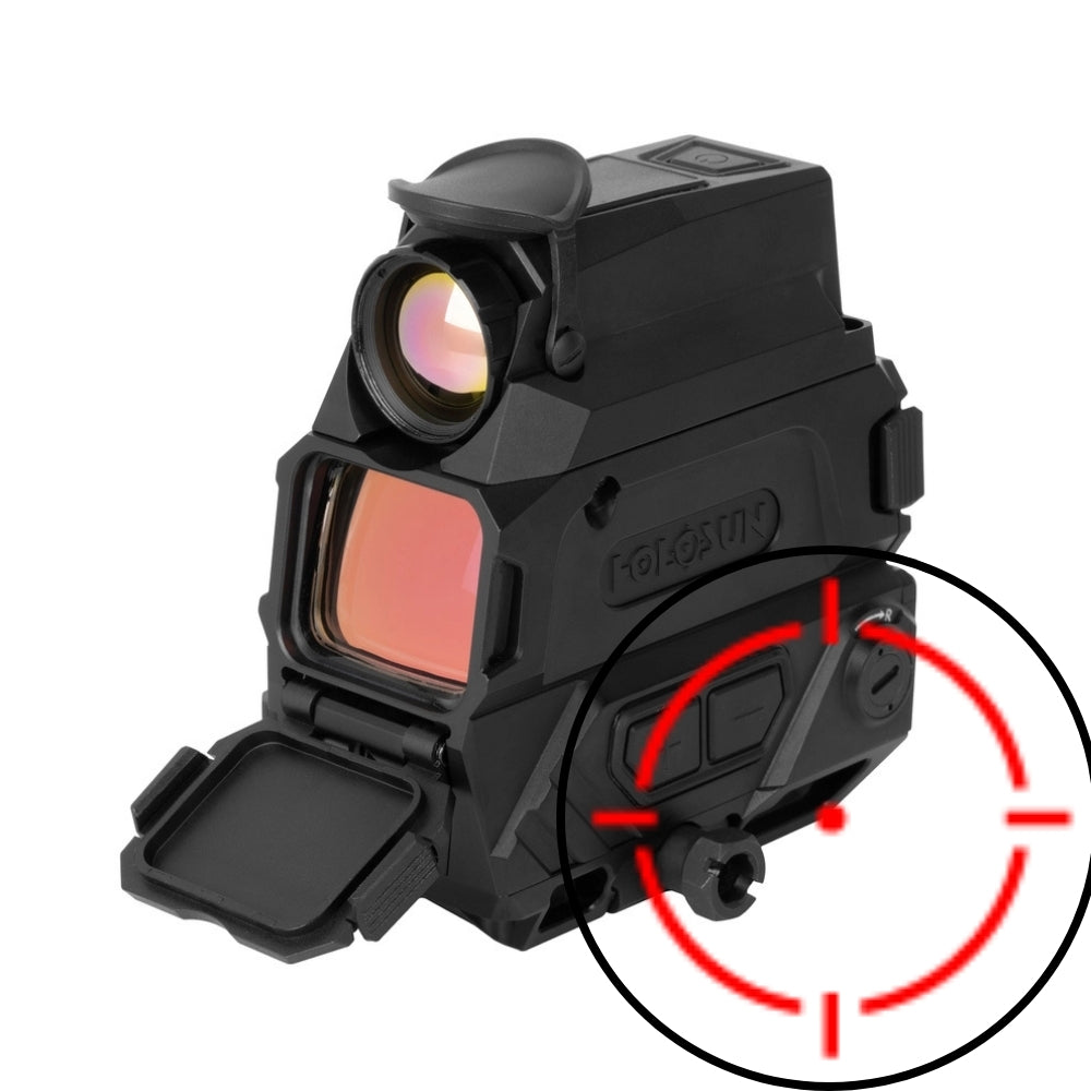 Holosun DRS-TH | Thermal Heat-Tracking Reflex Sight | 2 MOA Dot & 65 MOA Circle Aiming | 5x Digital Zoom | 24GB Video Recording | IP67 Waterproof