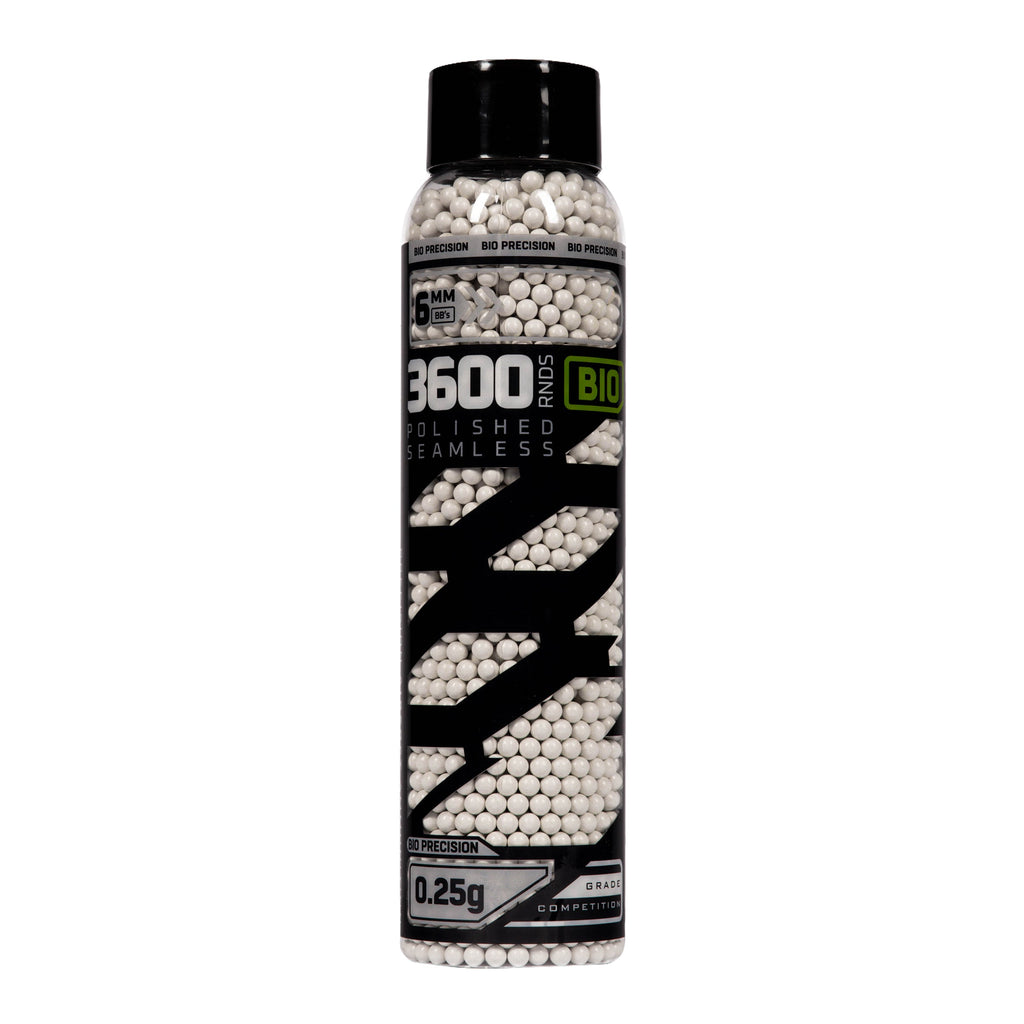 Hostile BIO Precision .25g BB's - 3600ct - White