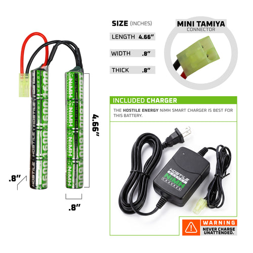 AEG KIT - HOSTILE RAZE EDGE High Velocity + Battery/Charger