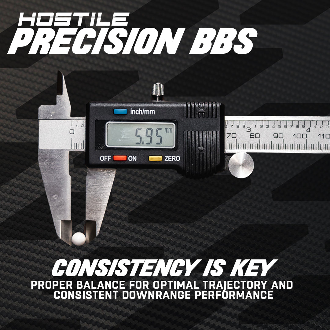 Hostile BIO Precision .28g BB's - 2700ct - White
