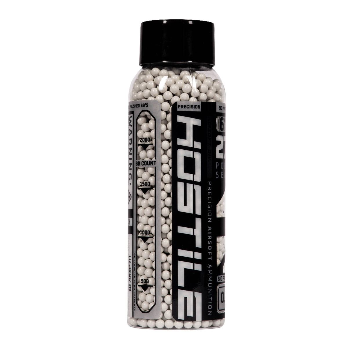 Hostile BIO Precision .28g BB's - 2700ct - White