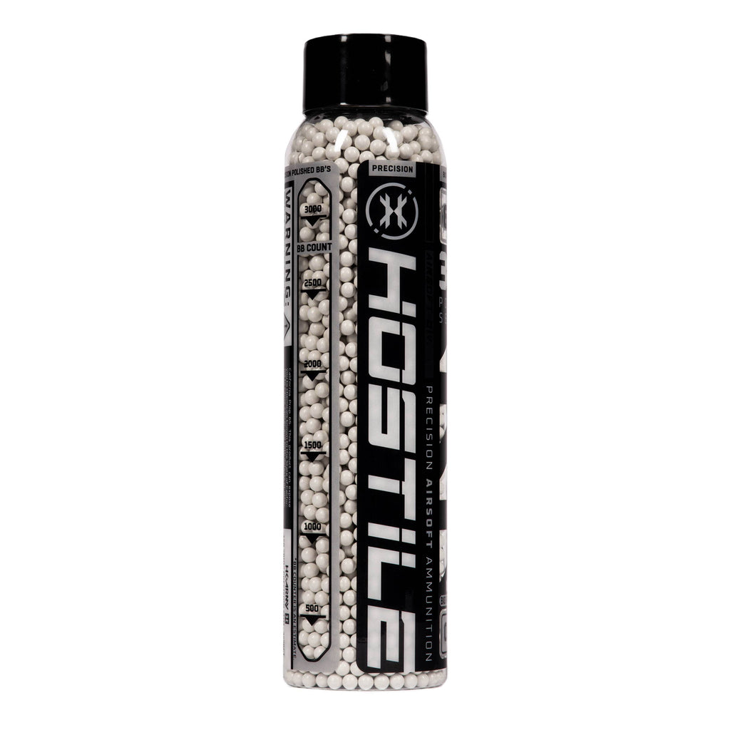 Hostile BIO Precision .25g BB's - 3600ct - White