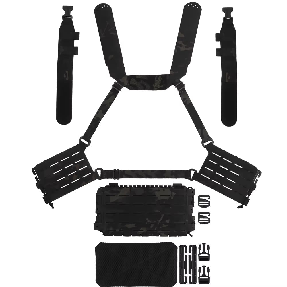 Signal & Steel ARC Gen3 Chest Rig – Quick Release MOLLE Micro Rig with Triple 5.56 Mag Pouch