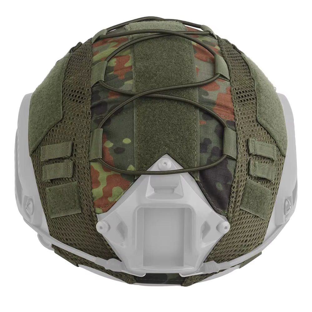 Signal & Steel FAST Helmet Camouflage Cover – Tactical Airsoft Helmet Cover with Elastic Retention