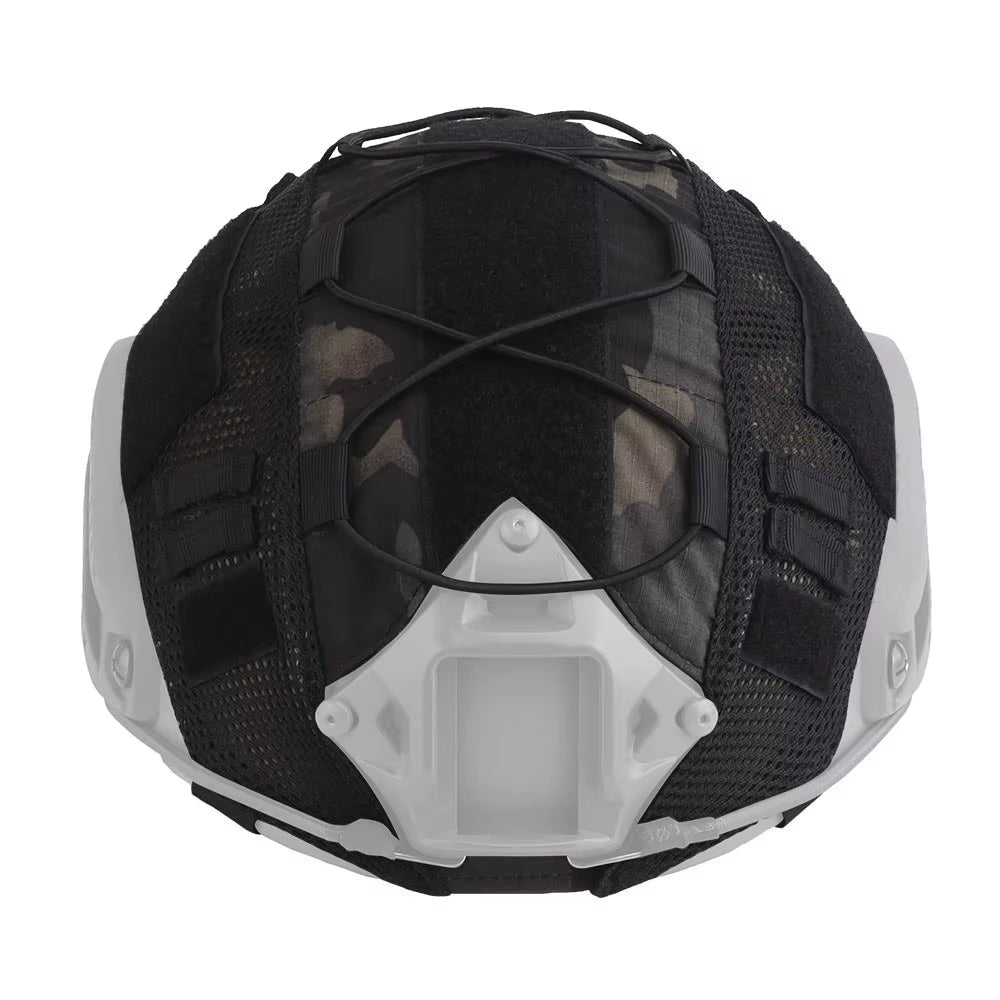 Signal & Steel FAST Helmet Camouflage Cover – Tactical Airsoft Helmet Cover with Elastic Retention