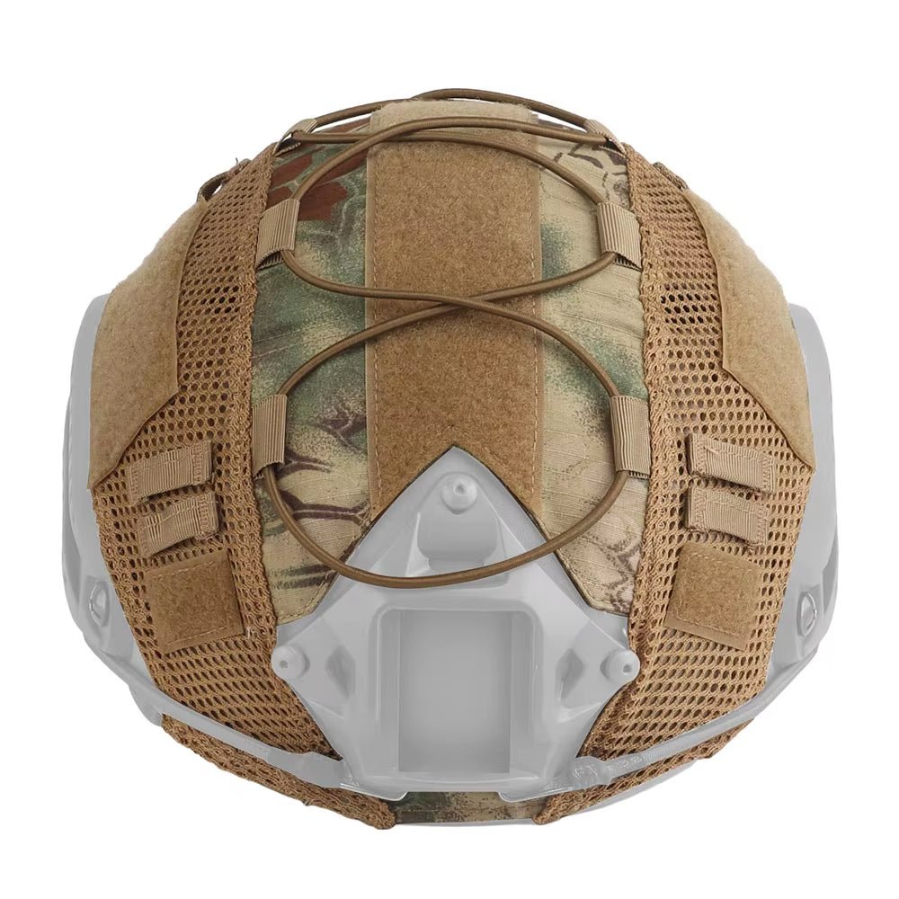 Signal & Steel FAST Helmet Camouflage Cover – Tactical Airsoft Helmet Cover with Elastic Retention
