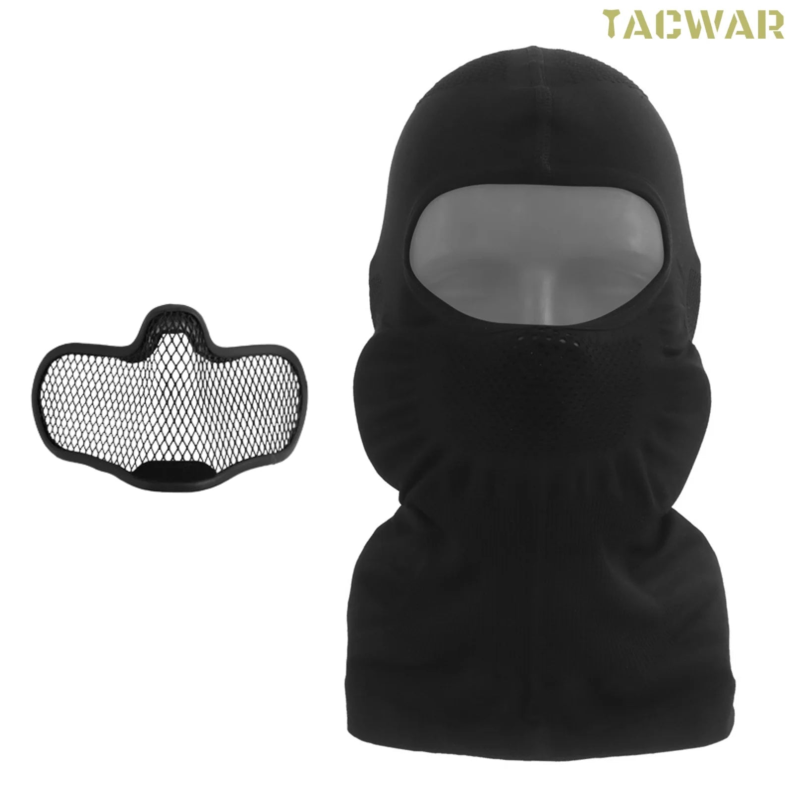 Signal & Steel Tactical Mesh Balaclava Full Face Mask for Airsoft, Paintball & Outdoor Training
